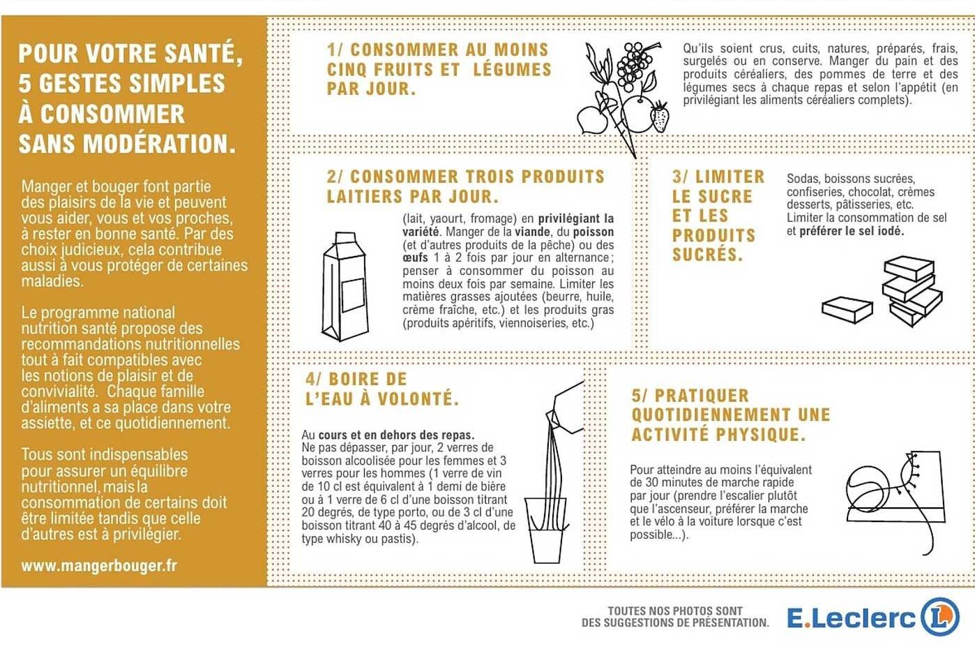 POUR VOTRE SANTÉ, 5 GESTES SIMPLES À CONSOMMER SANS MODÉRATION