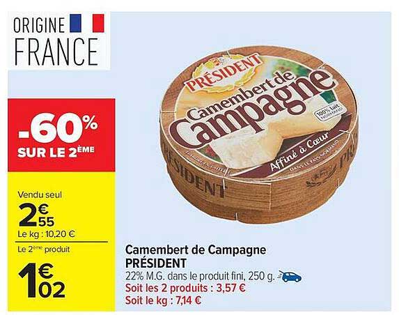 Président Camembert de Campagne