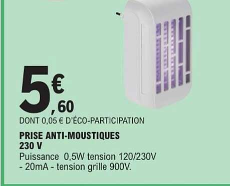 PRISE ANTI-MOUSTIQUES