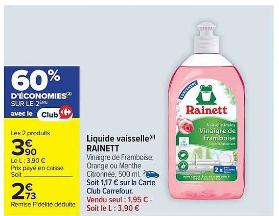 Rainett Vinaigre de Framboise