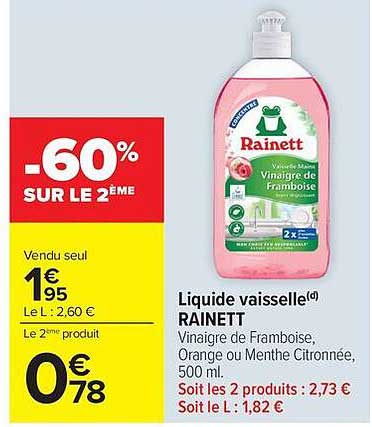 Rainett Vinaigre de Framboise