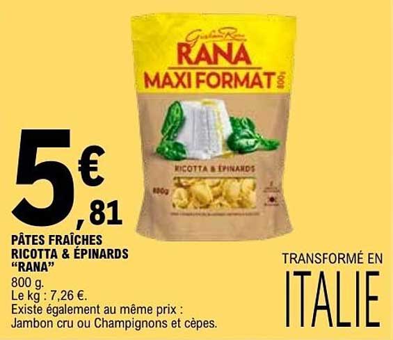 Rana Ricotta & Épinards