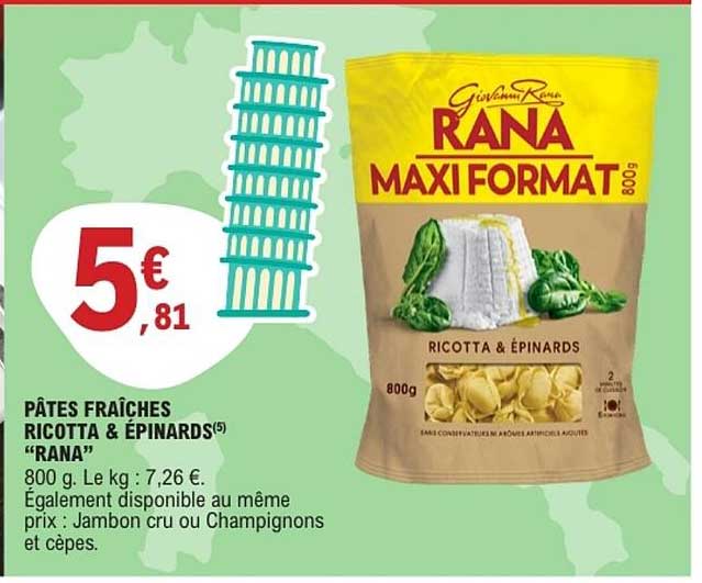 RANA RICOTTA & ÉPINARDS