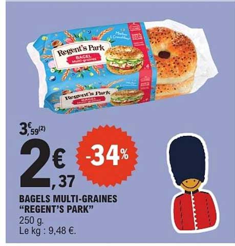 Regent's Park BAGELS MULTI-GRAINES