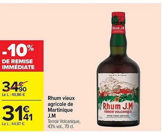 Rhum J.M Territoire Volcanique