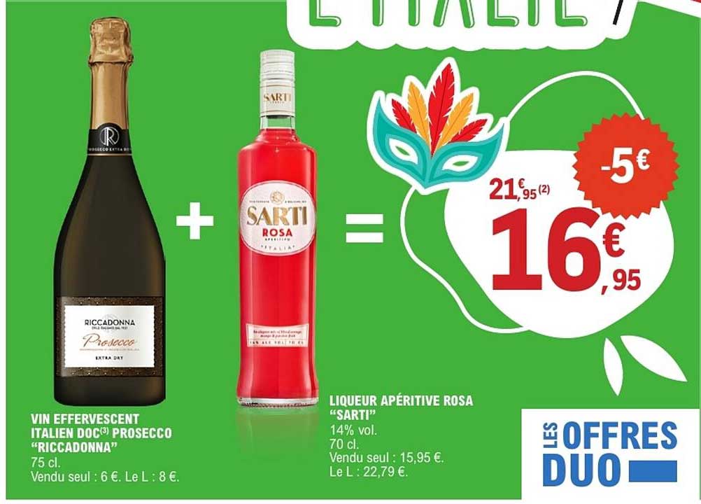RICCADONNA Prosecco + SARTI ROSA