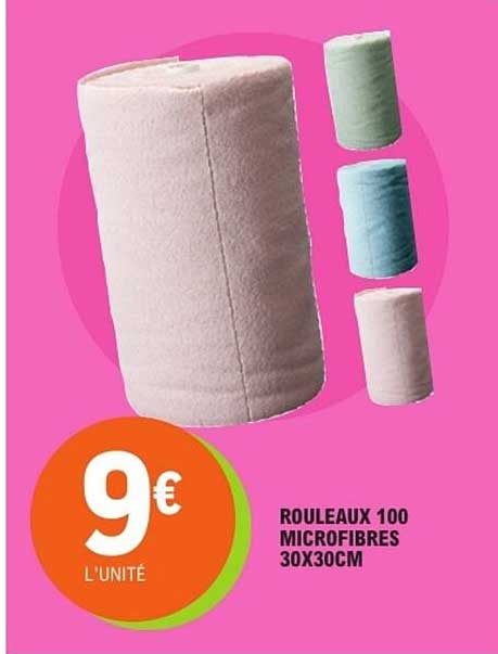 ROULEAUX 100 MICROFIBRES