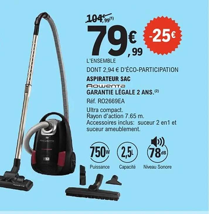 Rowenta Aspirateur sac