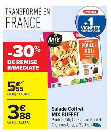 Salade Coffret MIX BUFFET