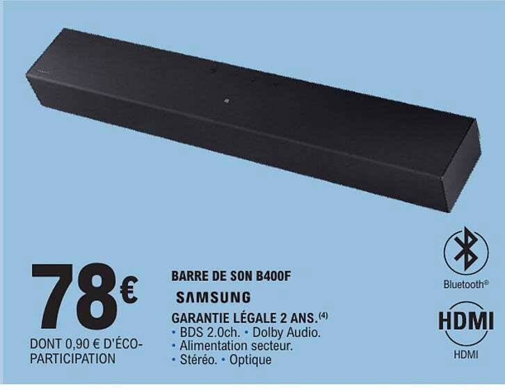 Samsung Barre de son B400F