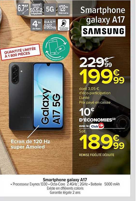 Samsung Smartphone galaxy A17