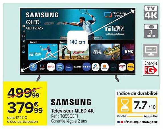 SAMSUNG Téléviseur QLED 4K