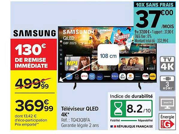 Samsung Téléviseur QLED 4K