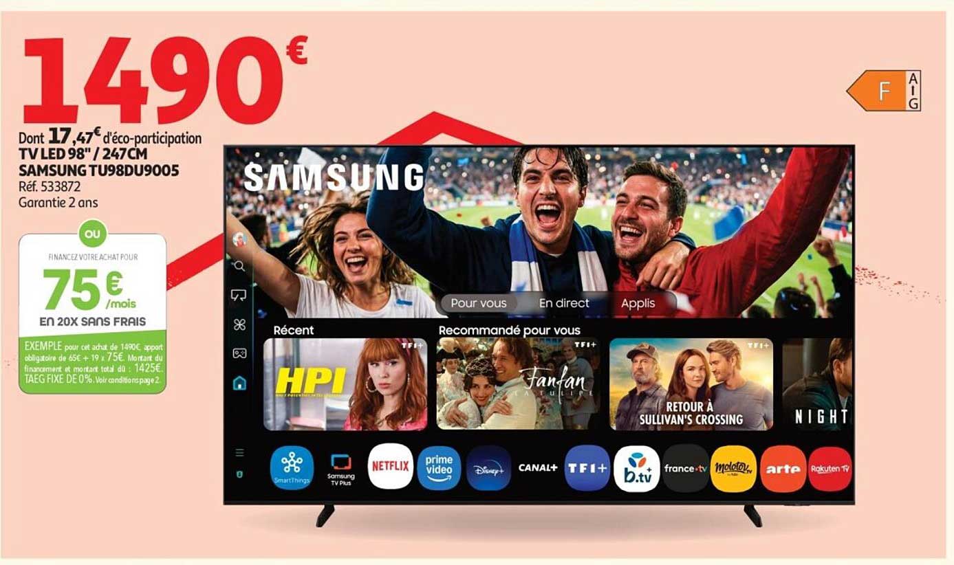 Samsung TV LED 98" / 247CM