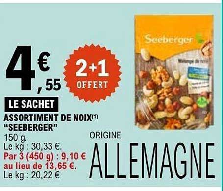 Seeberger Assortiment de noix