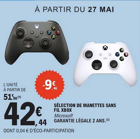 SÉLECTION DE MANETTES SANS FIL XBOX