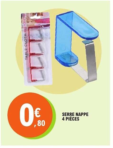 SERRE NAPPE 4 PIÈCES