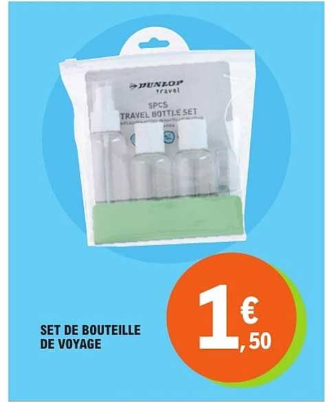 SET DE BOUTEILLE DE VOYAGE
