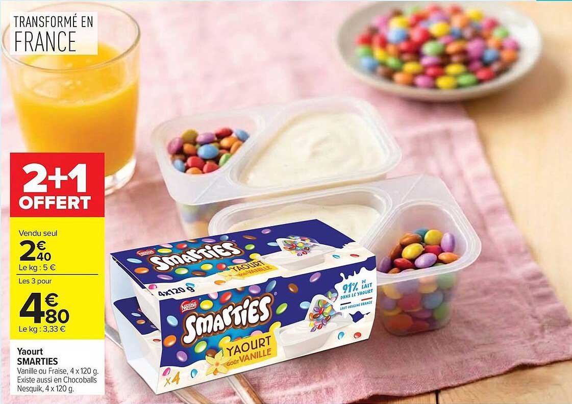 Smarties Yaourt Vanilla