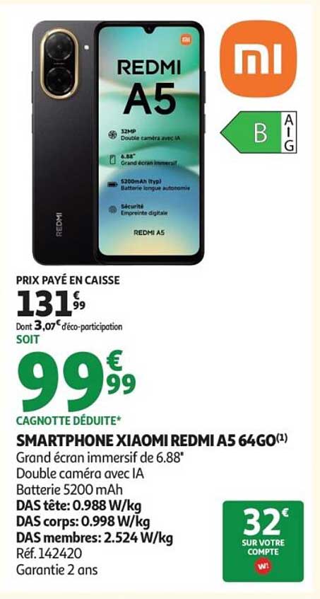 SMARTPHONE XIAOMI REDMI A5