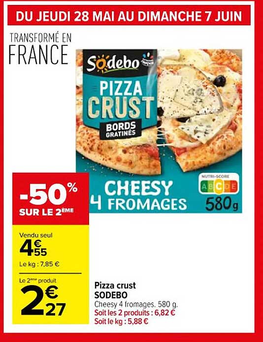 Sodebo Pizza Crust
