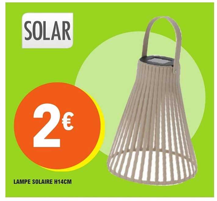 SOLAR LAMPE SOLAIRE H14CM