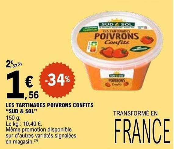 SUD & SOL Poivrons Confits