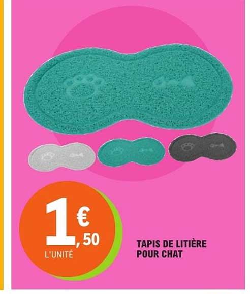 TAPIS DE LITIÈRE POUR CHAT