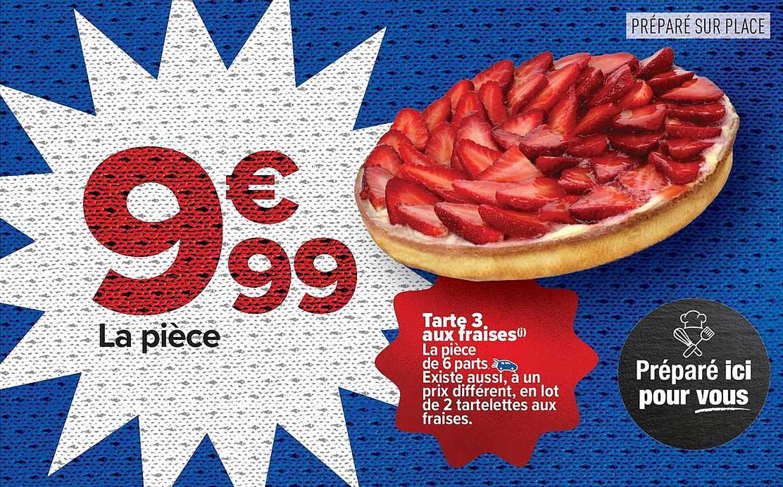 Tarte 3 aux fraises
