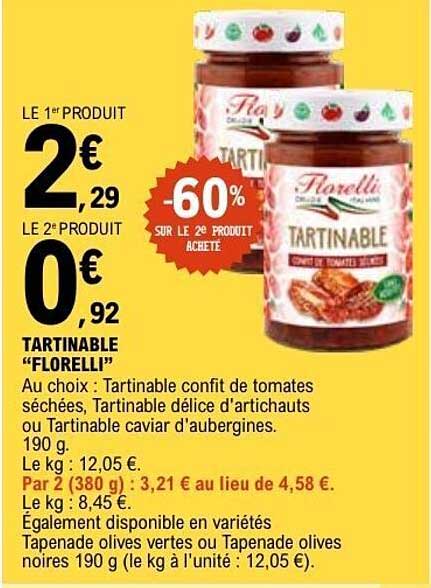 TARTINABLE FLORELLI