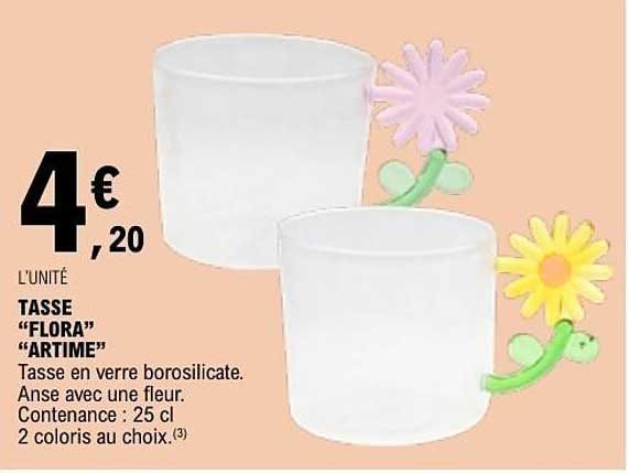 TASSE "FLORA" "ARTIME