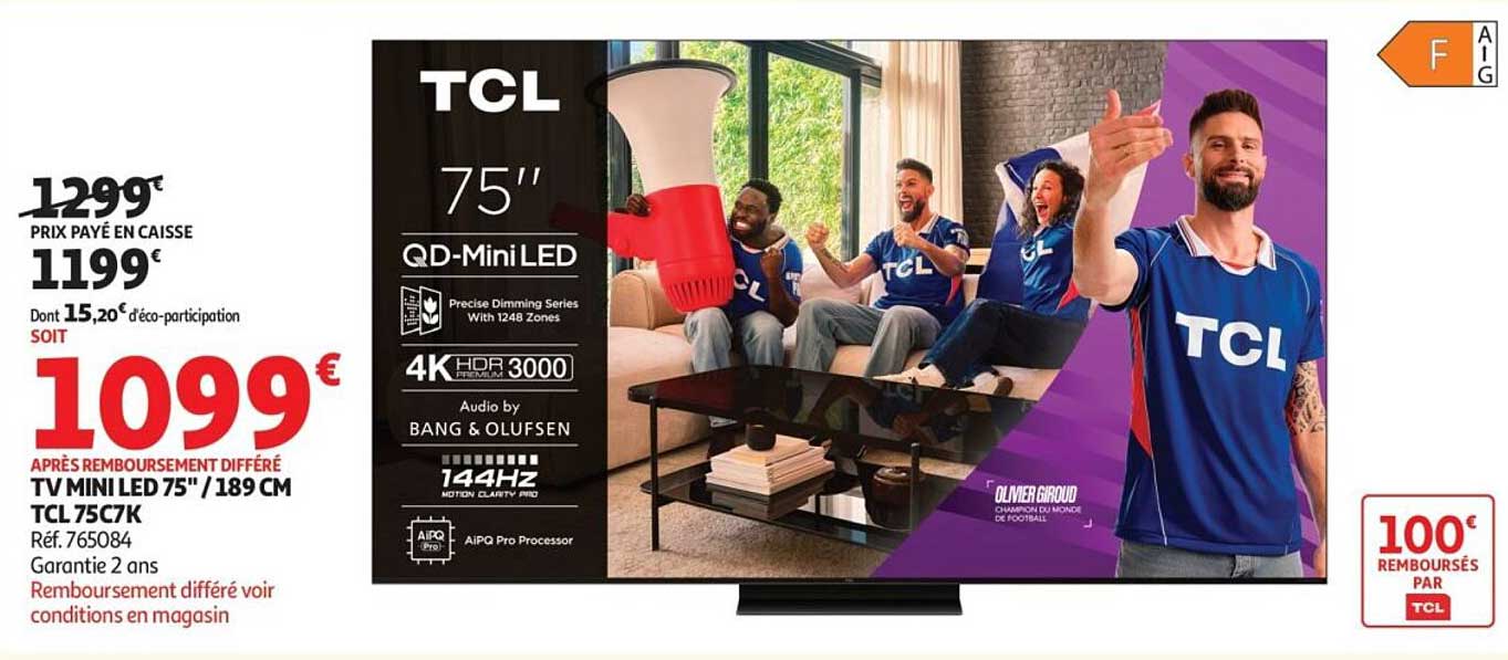 TCL 75'' QD-Mini LED
