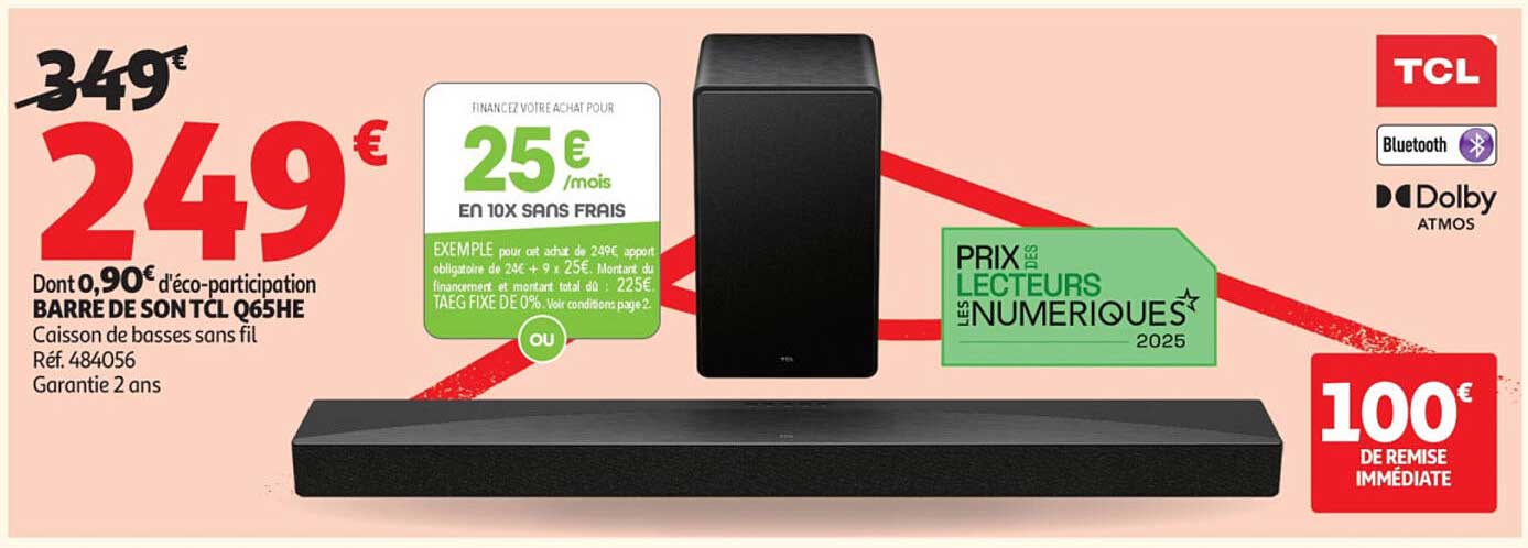 TCL BARRE DE SON TCL 065HE