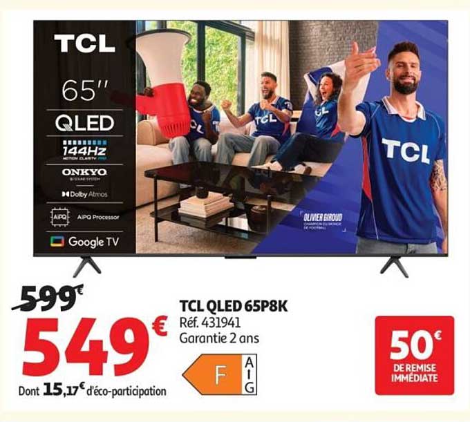 TCL QLED 65P8K