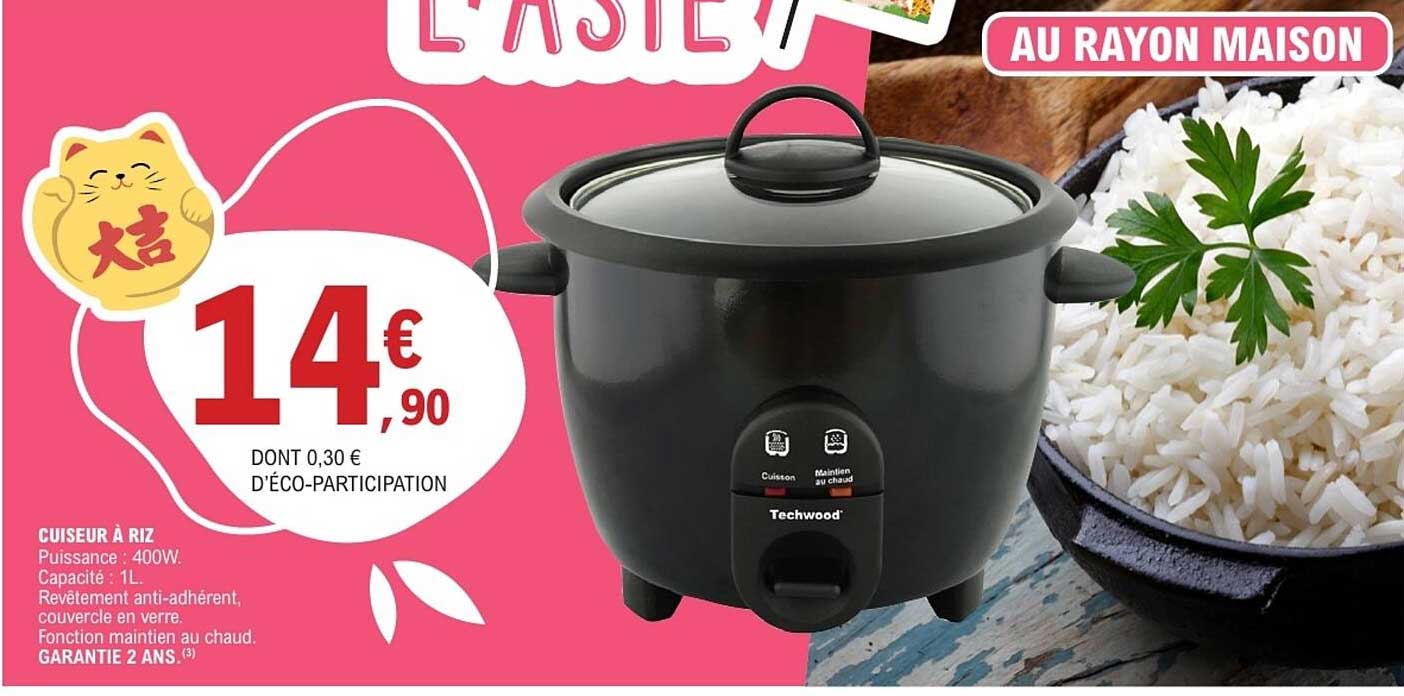 Techwood Cuiseur à riz