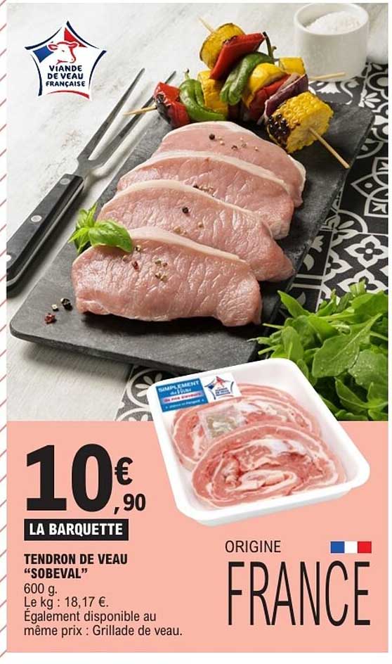 TENDRON DE VEAU "SOBEVAL
