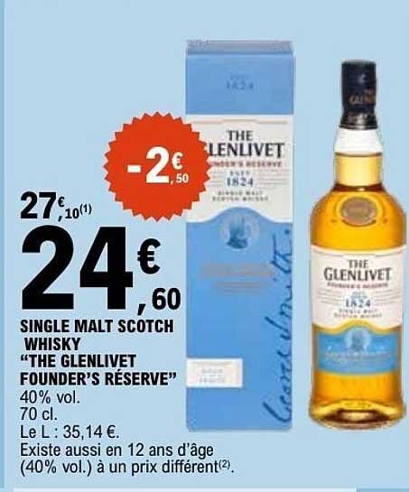 The Glenlivet Founder’s Reserve