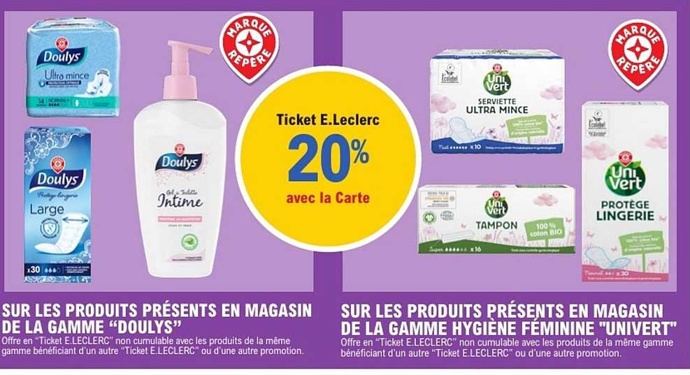Ticket E.Leclerc 20%