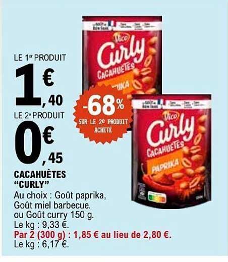 Tico Curly Cacahuètes