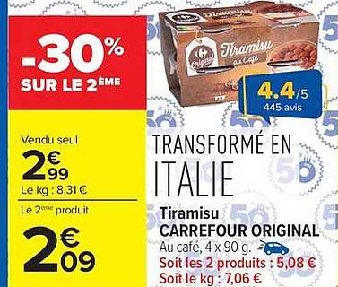 Tiramisu CARREFOUR ORIGINAL