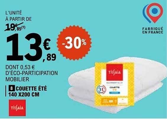 Tisalia Couette été