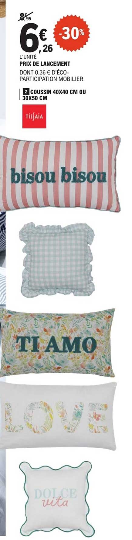 Tisalia Coussin