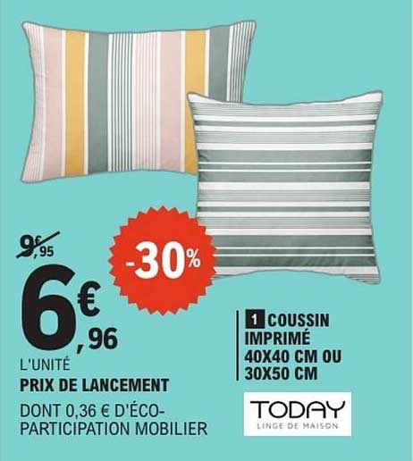 TODAY COUSSIN IMPRIMÉ