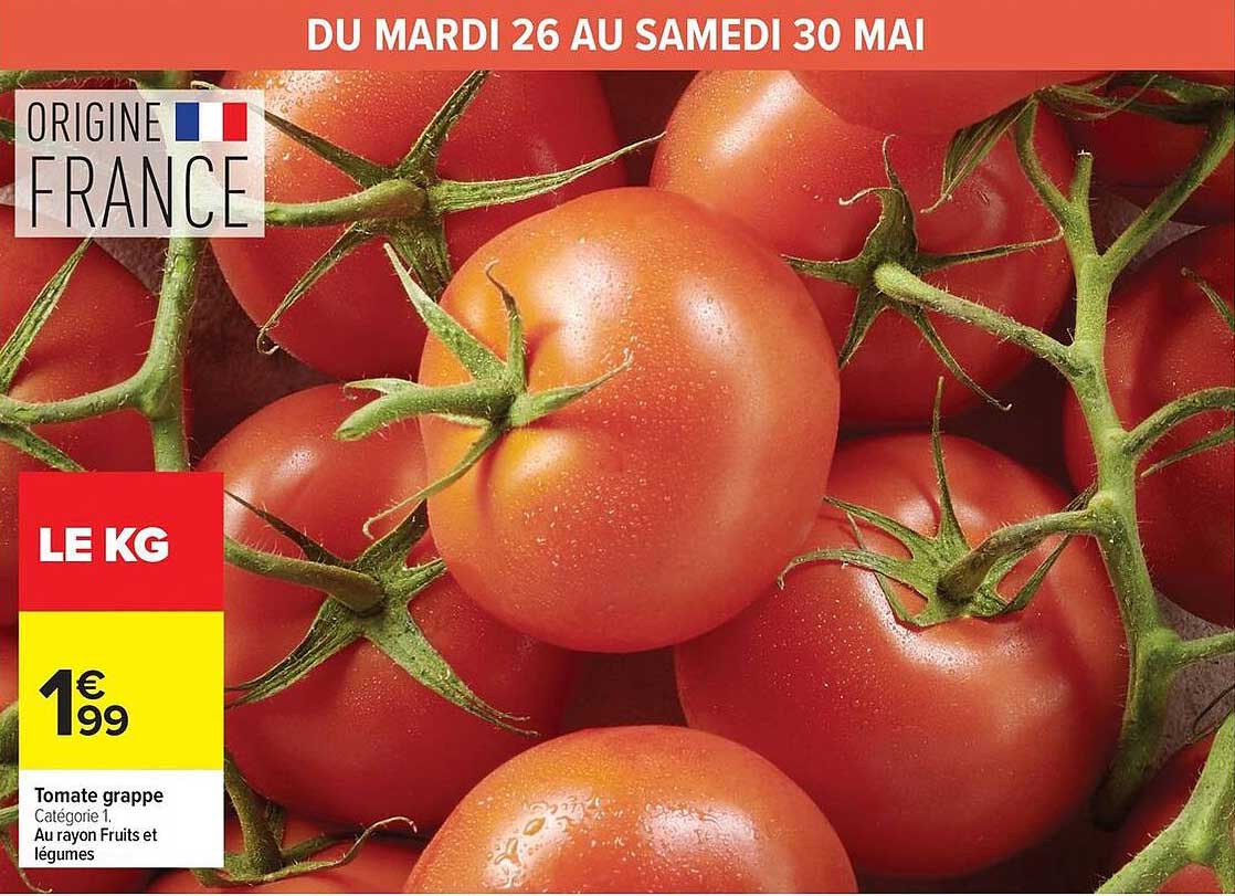 Tomate grappe