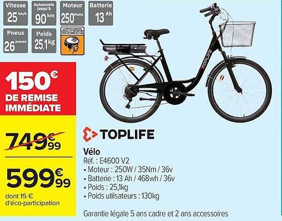 TOPLIFE Vélo