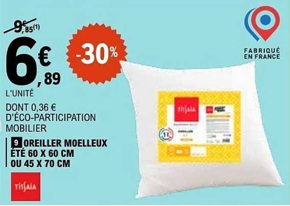 TRISFALA OREILLER MOELLEUX