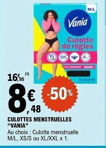 Vania Culotte de règles