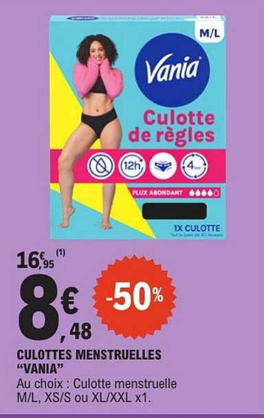 Vania Culotte de règles