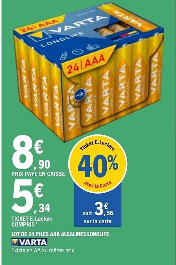 VARTA LONG LIFE