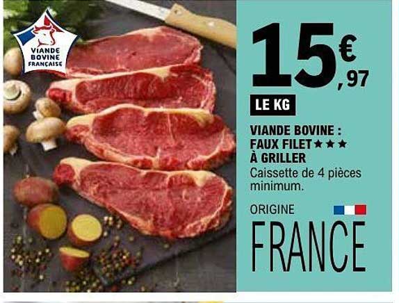 VIANDE BOVINE FAUX FILET